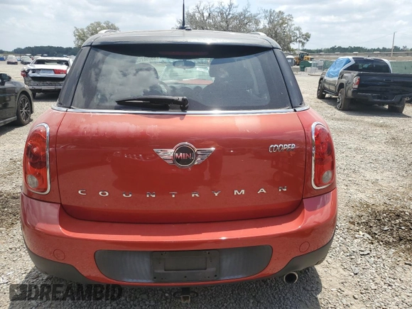 2014 MINI Countryman with VIN WMWZB3C57EWR36323, listed as a Copart auction lot 55098765 with 124,849 mi miles and Non Repairable. Bid and sale history available at DreamBid. Image 6.