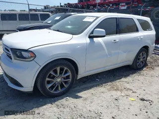 2014 Dodge Durango SXT with VIN 1C4RDHAG5EC313816, listed as a IAAI auction lot 41887135 with 101,212 mi miles. Bid and sale history available at carsss.com. Image 2.