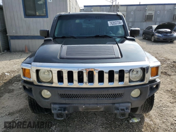 2006 Hummer H3 with VIN 5GTDN136868292881, listed as a Copart auction lot 76353734 with 156,672 mi miles and Clean Title. Bid and sale history available at carsss.com. Image 5.