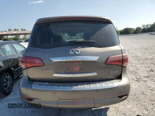 2015 Infiniti QX80 with VIN JN8AZ2NF8F9570145, listed as a Copart auction lot 66379274 with 126,314 mi miles and Salvage Title. Bid and sale history available at carsss.com. Image 6.