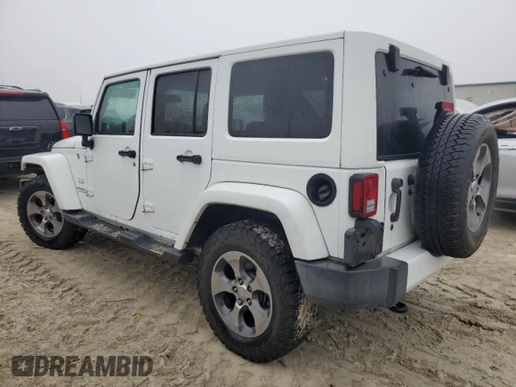 2016 Jeep Wrangler Unlimited 75th Anniversary with VIN 1C4BJWEG8GL143348, listed as a Copart auction lot 44254585 with 111,616 mi miles and Salvage Title. Bid and sale history available at carsss.com. Image 2.