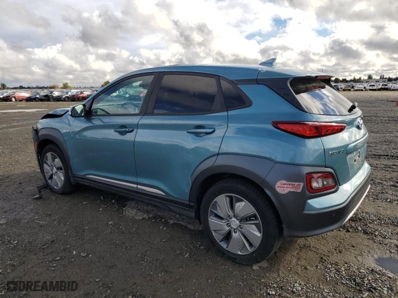 2019 Hyundai Kona Electric Ultimate with VIN KM8K53AG7KU053826, listed as a Copart auction lot 80148764 with 32,489 mi miles and Salvage Title. Bid and sale history available at carsss.com. Image 2.