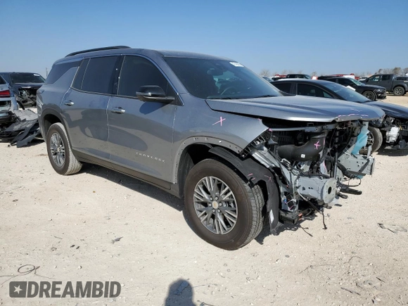 2025 Chevrolet Traverse FWD LT with VIN 1GNERGRS7SJ137952, listed as a Copart auction lot 47428965 with 3,025 mi miles and Salvage title. Bid and sale history available at DreamBid. Image 4.