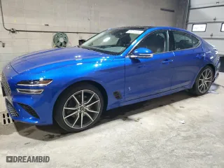 2022 Genesis G70 2.0T with VIN KMTG34TA0NU102417, listed as a Copart auction lot 56219354 with 16,109 mi miles and Salvage Title. Bid and sale history available at carsss.com. Image 1.