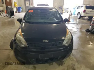 2014 Kia Rio LX with VIN KNADM5A30E6415218, listed as a Copart auction lot 78164014 with 0 mi miles and Salvage Title. Bid and sale history available at carsss.com. Image 5.