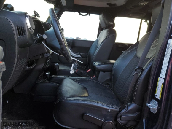 2013 Jeep Wrangler Unlimited Freedom Edition with VIN 1C4BJWDG4DL586397, listed as a Copart auction lot 45214165 with 103,524 mi miles and Salvage Title. Bid and sale history available at carsss.com. Image 7.