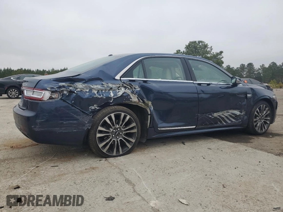 2017 Lincoln Continental Reserve with VIN 1LN6L9RP5H5637448, listed as a Copart auction lot 44583065 with 107,371 mi miles and Salvage Title. Bid and sale history available at carsss.com. Image 3.
