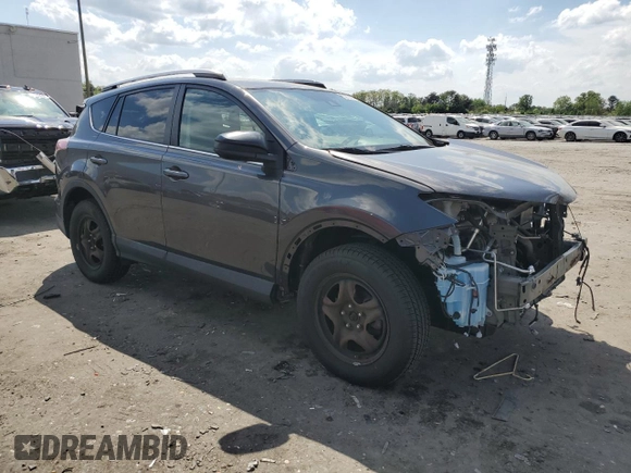 2018 Toyota RAV4 LE with VIN 2T3BFREV1JW757258, listed as a Copart auction lot 52914565 with 61,237 mi miles and Salvage Title. Bid and sale history available at carsss.com. Image 4.