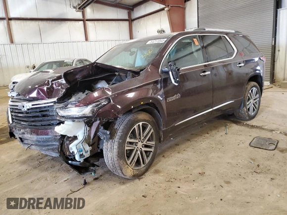 2023 Chevrolet Traverse High Country with VIN 1GNEVNKW3PJ275900, listed as a Copart auction lot 54211945 with Not provided miles and Salvage title. Bid and sale history available at DreamBid. Image 1.