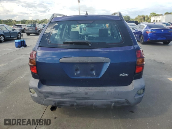 2007 Pontiac Vibe with VIN 5Y2SL65817Z409812, listed as a Copart auction lot 73877824 with 0 mi miles and Salvage Title. Bid and sale history available at carsss.com. Image 6.