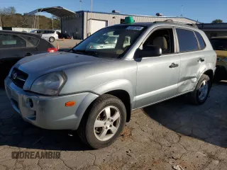 2008 Hyundai Tucson GLS with VIN KM8JM12B38U755186, listed as a Copart auction lot 77097104 with 209,714 mi miles and Salvage Title. Bid and sale history available at carsss.com. Image 1.