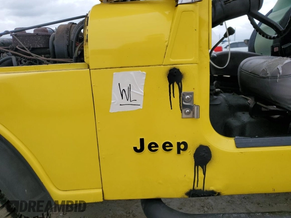 1983 Jeep CJ z VIN 1JCCM87AXDT028695, wystawiony jako Copart lot #74812184 z przebiegiem Nie podano mil oraz Szkoda całkowita • Salvage title. Historia ofert i sprzedaży dostępna na DreamBid. Obrazek 12.
