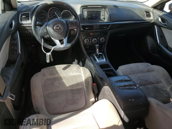 2014 Mazda 6 i Sport with VIN JM1GJ1U63E1125737, listed as a Copart auction lot 48692865 with 106,518 mi miles and Salvage Title. Bid and sale history available at DreamBid. Image 8.