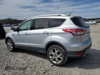 2015 Ford Escape Titanium with VIN 1FMCU0JX6FUA16410, listed as a Copart auction lot 50413715 with 91,701 mi miles and Salvage Title. Bid and sale history available at carsss.com. Image 2.