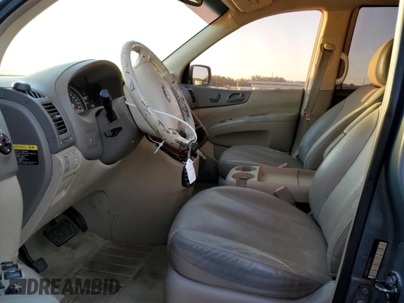 2006 Kia Sedona LX with VIN KNDMB233866017731, listed as a Copart auction lot 73367794 with 144,947 mi miles and Salvage Title. Bid and sale history available at carsss.com. Image 7.