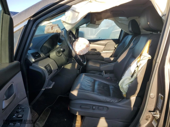 2013 Honda Odyssey EX-L with VIN 5FNRL5H66DB008163, listed as a Copart auction lot 44887575 with 0 mi miles and Salvage Title. Bid and sale history available at carsss.com. Image 7.