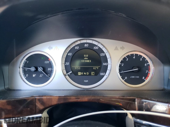 2010 Mercedes-Benz GLK 350 with VIN WDCGG5GB9AF444212, listed as a Copart auction lot 72044054 with 111,483 mi miles and Salvage Title. Bid and sale history available at DreamBid. Image 9.