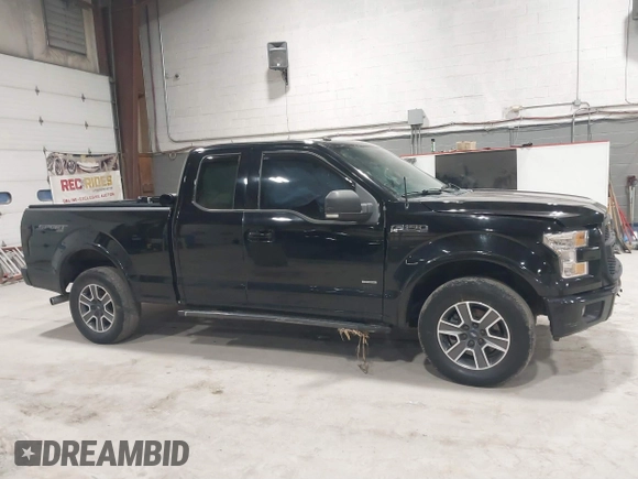 2017 Ford F-150 XL with VIN 1FTEX1EP0HFB72292, listed as a IAAI auction lot 41649699 with 102,132 mi miles. Bid and sale history available at carsss.com. Image 14.