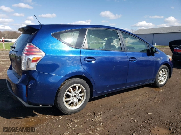 2015 Toyota Prius v Two with VIN JTDZN3EUXFJ023472, listed as a Copart auction lot 52605955 with 223,030 mi miles and Clean Title. Bid and sale history available at carsss.com. Image 3.