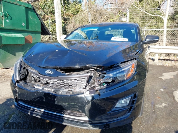 2015 Kia Optima Hybrid with VIN KNAGM4AD3F5088949, listed as a IAAI auction lot 41008816 with 138,921 mi miles. Bid and sale history available at carsss.com. Image 12.