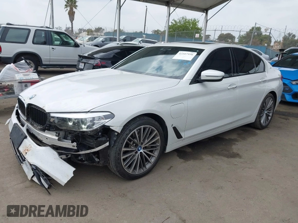 2018 BMW 5 Series 530e with VIN WBAJA9C5XJB033667, listed as a IAAI auction lot 42107936 with 55,753 mi miles and . Bid and sale history available at DreamBid. Image 18.