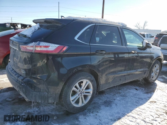 2020 Ford Edge SEL with VIN 2FMPK4J9XLBA25967, listed as a Copart auction lot 45670895 with 75,644 mi miles and Non Repairable. Bid and sale history available at carsss.com. Image 3.