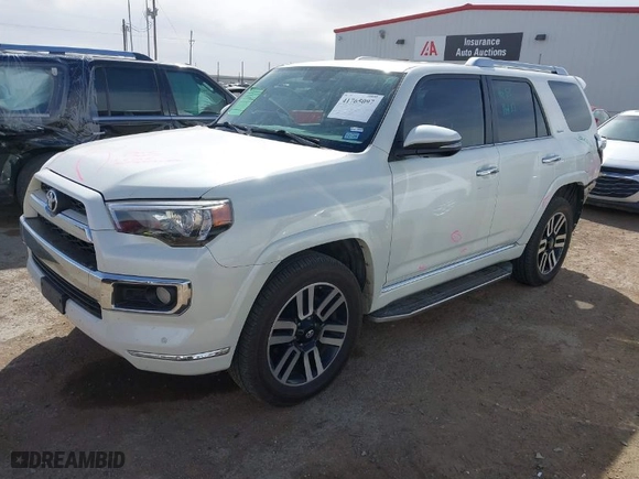 2019 Toyota 4Runner SR5 with VIN JTEBU5JR6K5613846, listed as a IAAI auction lot 41765097 with 185,937 mi miles. Bid and sale history available at carsss.com. Image 2.