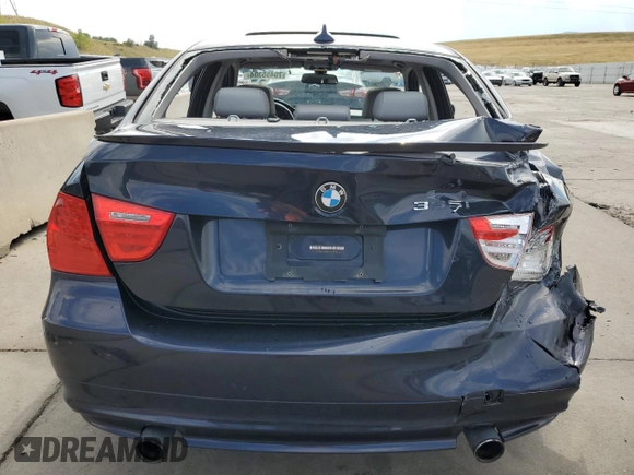 2010 BMW 3 Series 335i xDrive with VIN WBAPL3C59AA407936, listed as a Copart auction lot 70455304 with 89,675 mi miles and Salvage title. Bid and sale history available at DreamBid. Image 6.