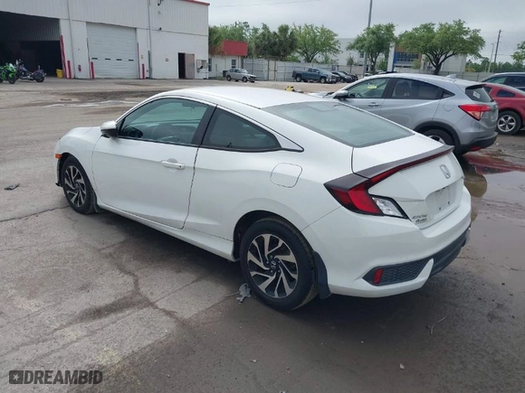 2017 Honda Civic Coupe LX with VIN 2HGFC4B5XHH311817, listed as a IAAI auction lot 41924409 with 131,895 mi miles. Bid and sale history available at carsss.com. Image 3.