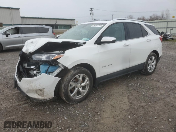 2021 Chevrolet Equinox Premier with VIN 3GNAXXEV8MS181822, listed as a Copart auction lot 84245104 with 24,642 mi miles and Non repairable. Bid and sale history available at DreamBid. Image 1.