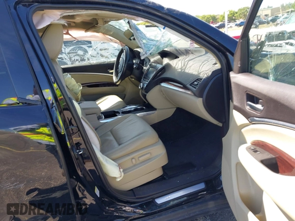 2016 Acura MDX w/Tech with VIN 5FRYD3H4XGB011596, listed as a IAAI auction lot 41692631 with 43,615 mi miles. Bid and sale history available at carsss.com. Image 5.
