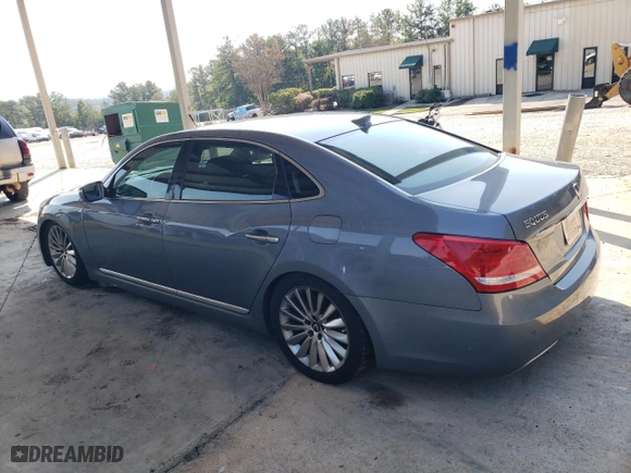 2014 Hyundai Equus Ultimate with VIN KMHGH4JH8EU089508, listed as a Copart auction lot 72445734 with NaN miles and Salvage Title. Bid and sale history available at carsss.com. Image 2.