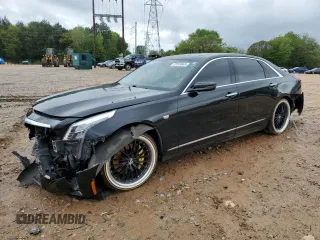 2017 Cadillac CT6 Premium Luxury AWD with VIN 1G6KH5R69HU164473, listed as a Copart auction lot 52849665 with 143,313 mi miles and Salvage title. Bid and sale history available at DreamBid. Image 1.