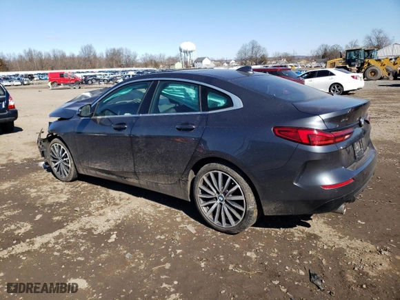 2021 BMW 2 Series 228i xDrive with VIN WBA73AK0XM7G70922, listed as a Copart auction lot 46229005 with 45,617 mi miles and Salvage Title. Bid and sale history available at carsss.com. Image 2.