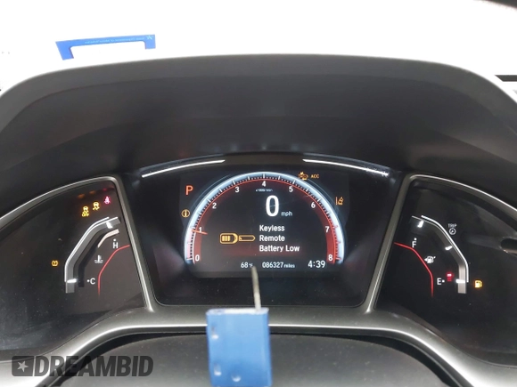 2019 Honda Civic Sedan Sport with VIN 19XFC2F85KE007482, listed as a IAAI auction lot 41545624 with 86,327 mi miles. Bid and sale history available at carsss.com. Image 7.