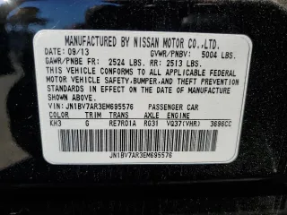 2014 Infiniti Q50 Sport with VIN JN1BV7AR3EM695576, listed as a Copart auction lot 56247165 with 151,825 mi miles and Salvage title. Bid and sale history available at DreamBid. Image 12.