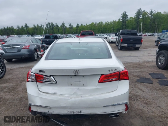 2018 Acura TLX with VIN 19UUB2F32JA010602, listed as a IAAI auction lot 42314195 with 60,666 mi miles and . Bid and sale history available at DreamBid. Image 16.