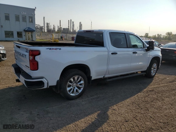 2021 Chevrolet Silverado 1500 Custom with VIN 1GCUYBEF3MZ114210, listed as a Copart auction lot 71460514 with 85,399 mi miles and Non Repairable. Bid and sale history available at carsss.com. Image 3.