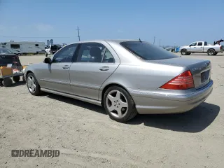 2005 Mercedes-Benz S-Class 5.0L with VIN WDBNG75J15A444130, listed as a Copart auction lot 54367505 with 168,855 mi miles and Clean Title. Bid and sale history available at carsss.com. Image 2.
