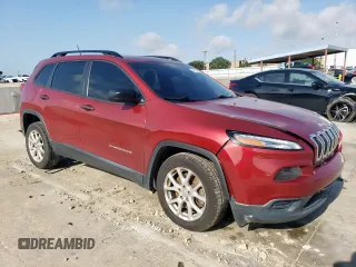 2016 Jeep Cherokee Sport with VIN 1C4PJLAB3GW287953, listed as a Copart auction lot 61077905 with 99,681 mi miles and Salvage title. Bid and sale history available at DreamBid. Image 4.