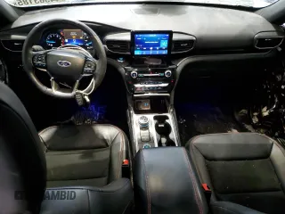 2022 Ford Explorer ST-Line с VIN 1FMSK8KH4NGA12988, выставлен на аукционе Copart как лот 44563185 с пробегом 68 370 миль миль и Списание • Salvage title. История ставок и продаж доступна на DreamBid. Изображение 8.