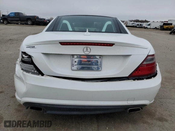 2014 Mercedes-Benz SLK 250 with VIN WDDPK4HA1EF093957, listed as a Copart auction lot 81787234 with 52,850 mi miles and Salvage title. Bid and sale history available at DreamBid. Image 6.