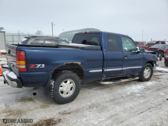 2000 GMC New Sierra 1500 SLE with VIN 2GTEK19T9Y1352237, listed as a Copart auction lot 45910155 with 279,062 mi miles and Salvage Title. Bid and sale history available at carsss.com. Image 3.