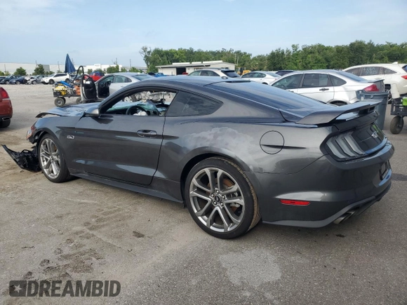 2018 Ford Mustang GT z VIN 1FA6P8CF3J5184722, wystawiony jako Copart lot #60317625 z przebiegiem 22 440 mil mil oraz Szkoda całkowita • Salvage title. Historia ofert i sprzedaży dostępna na DreamBid. Obrazek 2.