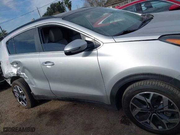 2020 Kia Sportage EX with VIN KNDPN3AC2L7794022, listed as a IAAI auction lot 41477897 with 88,280 mi miles. Bid and sale history available at carsss.com. Image 14.