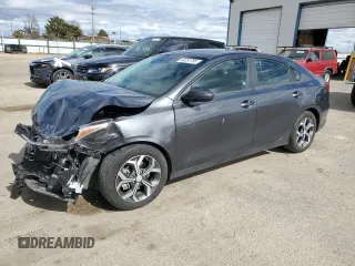 2021 Kia Forte LXS with VIN 3KPF24AD7ME334598, listed as a Copart auction lot 50231785 with 37,448 mi miles and Salvage Title. Bid and sale history available at DreamBid. Image 1.