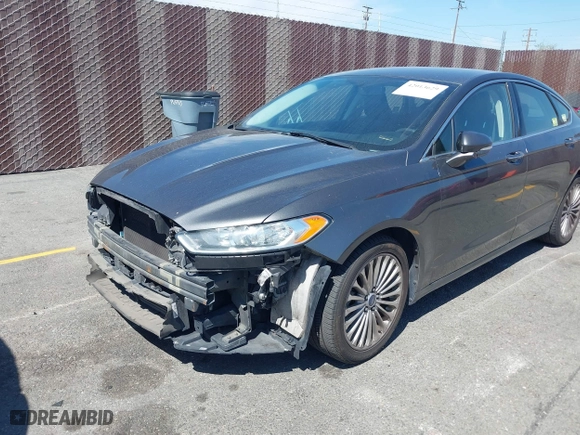 2016 Ford Fusion Titanium with VIN 3FA6P0K90GR158386, listed as a IAAI auction lot 42013629 with 198,029 mi miles. Bid and sale history available at carsss.com. Image 18.
