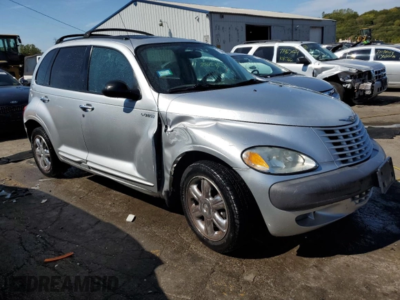 2002 Chrysler PT Cruiser Limited with VIN 3C8FY68B52T360073, listed as a Copart auction lot 71547344 with 55,866 mi miles and Salvage Title. Bid and sale history available at DreamBid. Image 4.