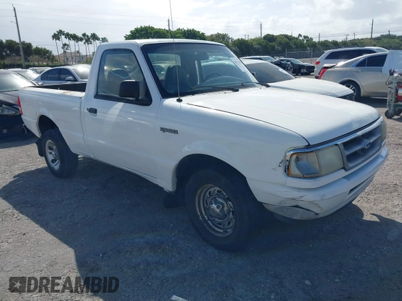 1997 Ford Ranger XLT with VIN 1FTCR10A9VUC16270, listed as a IAAI auction lot 41711036 with 172,726 mi miles. Bid and sale history available at carsss.com. Image 1.