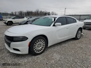 2016 Dodge Charger Police with VIN 2C3CDXKT8GH211698, listed as a Copart auction lot 43818345 with 191,951 mi miles and Salvage Title. Bid and sale history available at carsss.com. Image 1.